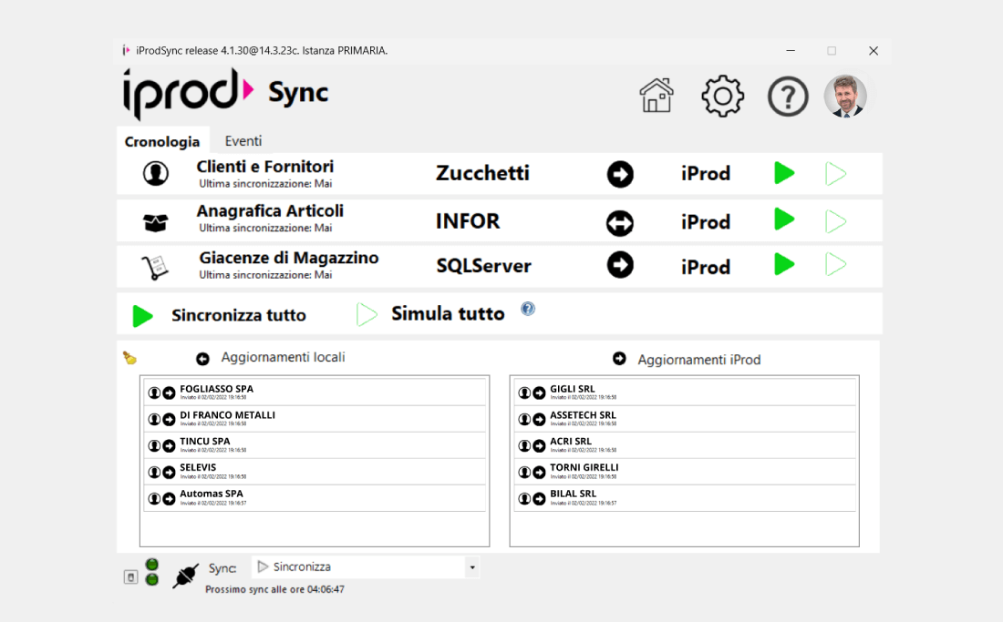 iProd-Sync